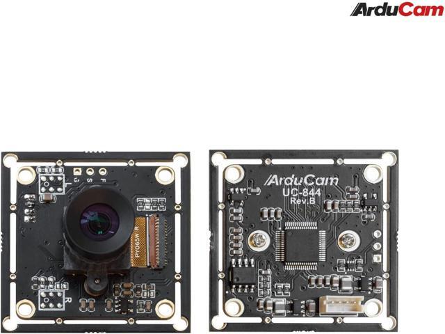 Arducam 100fps Mono Global Shutter USB Camera, 720P OV9281 UVC Webcam Module with Low Distortion M12 Lens Without Microphones, for Computer,...