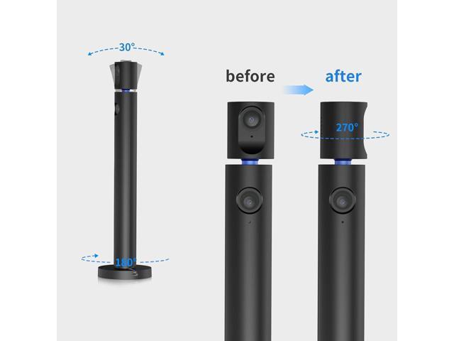 CZUR Halo Streaming Dual Webcam, Professional USB Web Camera 1080P with Microphone, 90° View Computer Camera, Plug & Play, Compatible with...