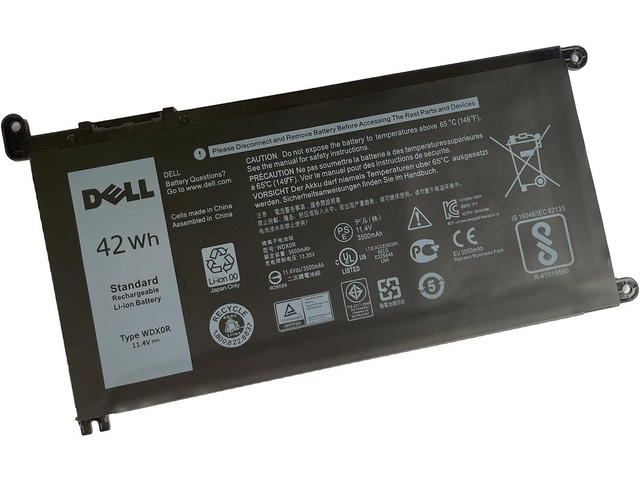 DELL 11.4V 42Wh Battery for DELL Inspiron 5368 5378 5379 5565 5567 5568 5570 5580 5575 5578 5579 5584 5765 5767 5770 5775 7368 7375 7378 7460 7560...