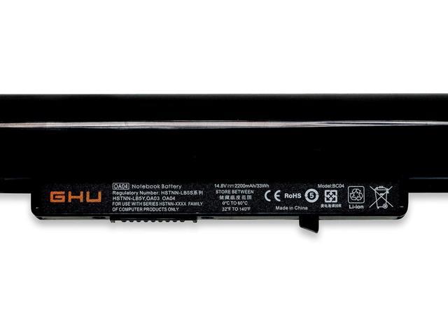 GHU New Battery Replacement for OA04 OA03 740715-001 746641-001 746458-421 HSTNN-LB5Y HSTNN-LB5S HSTNN-PB5Y 14.8V 2200mA 740715001 746641001 0a03...