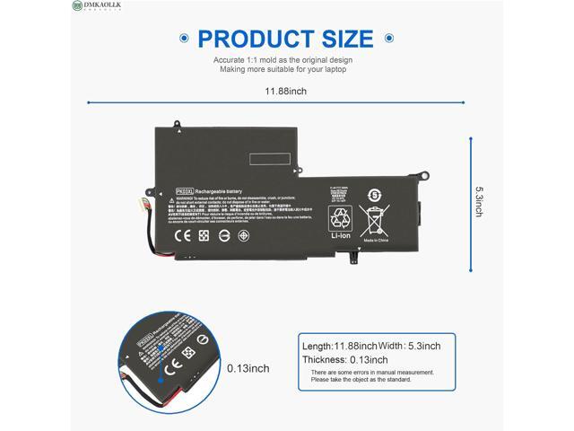 PK03XL 789116-005 788237-2c3 Battery for HP Spectre X360 13-4002dx 13-4003dx 13-4005dx 13-4001dx 13-4100dx 13-4101dx 13-4102dx 13-4103dx 13-4110dx...