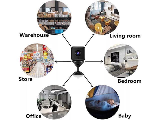 4K Spy Camera Hidden Camera, UHD WiFi Wireless Mini Camera/Battery Operated Nanny Cam/Small Camera for Home Security/Indoor Camera with Motion...
