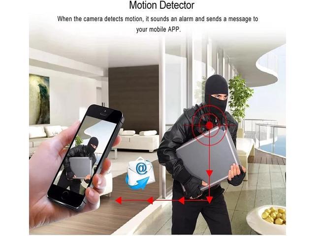 4K Spy Camera Hidden Camera, UHD WiFi Wireless Mini Camera/Battery Operated Nanny Cam/Small Camera for Home Security/Indoor Camera with Motion...