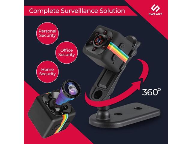 Mini Security Camera- Tiny Motion Sensor Camera- Night Vision- Nanny Cam Hidden Camera- Indoor & Outdoor Camera- Smart Home Devices- Wireless...