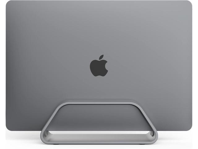 HumanCentric Vertical Laptop Stand Compatible with MacBook Pro and MacBook Air, Holder for Personal Computer Desk Stand, Aluminium, Exchangeable...