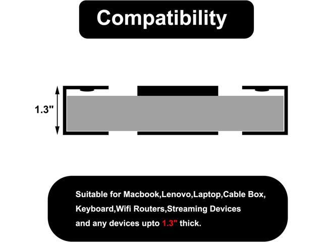 PIAOLGYI Black Under Desk Laptop Holder Mount with Screw,Under Desk Laptop Mount Bracket,Add On Under Table Laptop/Keyboard Storage3 Pcs