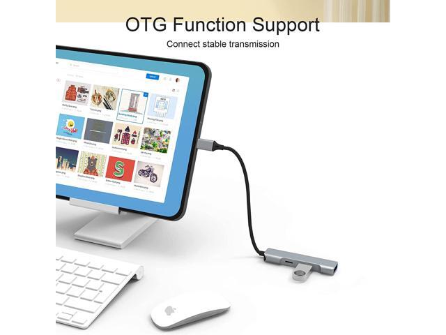 [Apple MFi Certified] Lightning to USB Hub, 2-in-1 USB OTG Hub with 2 USB 3.0 Port and Fast Charging Port for iPhone/iPad Compatible with USB...