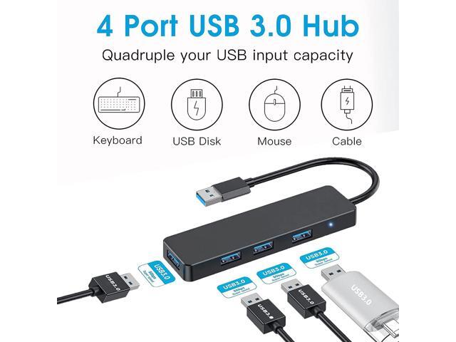 USB Hub 3.0,TYRINHAI USB Port Hub,USB Port Expander,USB Splitter for Laptop,PC,Computers,TV,Surface Pro,Mobile HDD.