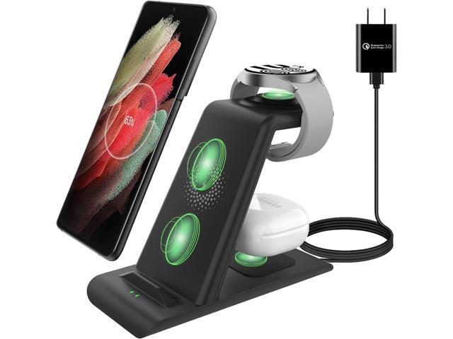 Wireless Charging Station for Samsung Wireless Charger Stand Magnet Galaxy Watch 6 40/44/43/47/5 Pro/4/3 Active 2/1 Galaxy...