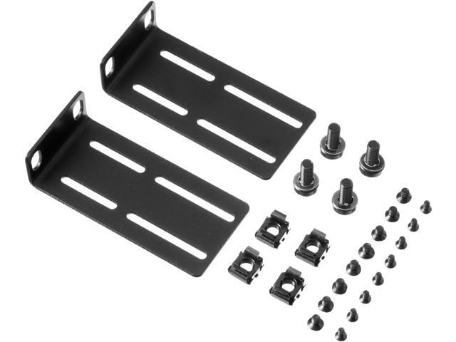 Rack Mount Kit Universal Adjustable 19 Inch Rack Ears for HP/ProCurve/Aruba/OfficeConnect/HPE and Other Switches