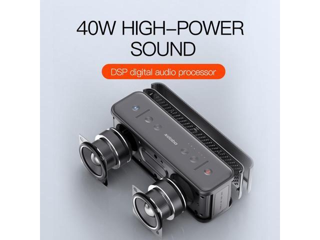 Binygo 40W Portable Wireloss Bluetooth Speaker TWS Stereo Boombox Support TF Card AUX USB Port Power Bank
