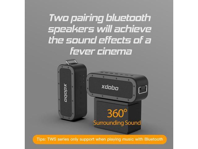 Binygo 1983 Plus 80W Wireless Bluetooth Speakers High Power Super Bass Bluetooth 5.2 Dual Speakers EQ Sound Effect Switching TF Card & U Disk...