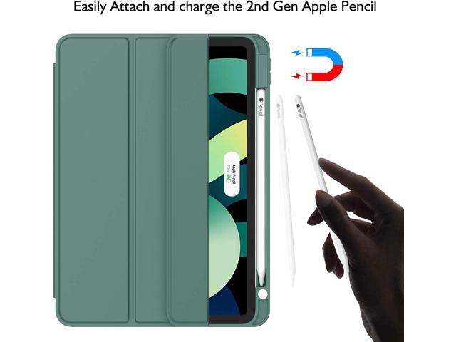 ZryXal iPad Air 11 Inch Case M3 (2025) / M2 (2024), iPad Air 5th (2022) / 4th Generation (2020) 10.9 Inch - Smart Cover with Pencil Holder and Soft...