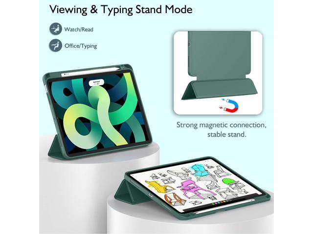 ZryXal iPad Air 11 Inch Case M3 (2025) / M2 (2024), iPad Air 5th (2022) / 4th Generation (2020) 10.9 Inch - Smart Cover with Pencil Holder and Soft...