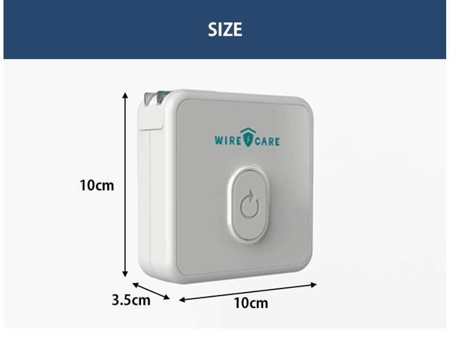 Brook Livin WIRECARE - Self-Exam Socket, Electrical Outlet, Receptacle, Wiring, LED Lights Show Socket Safety Status, Measure Resistance, Fire...