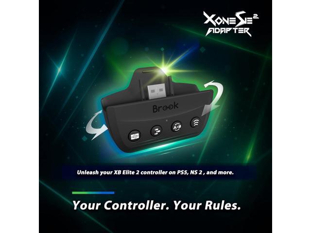 Brook Gaming Xone SE2 Compatible with Xbox Controller Adapter: Cross Play Converter for PS5 / NS 2 / PC Elite Series 2 Compatible Turbo / Remap...