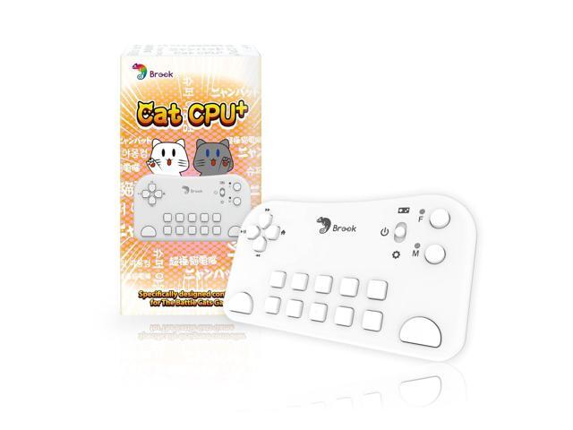 Brook Gaming Cat CPU Plus: Bluetooth Gaming Controller for The Battle Cats Ergonomic Design, AI Auto Deploy, Multi Platforms Compatible with iOS,...