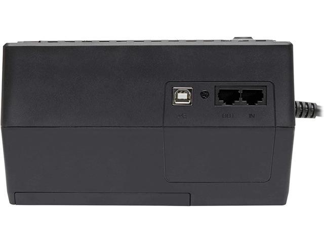 Tripp Lite 550VA UPS Desktop Battery Back Up, 8 Outlet, 300W 120V Standby, Ultra-Compact, USB