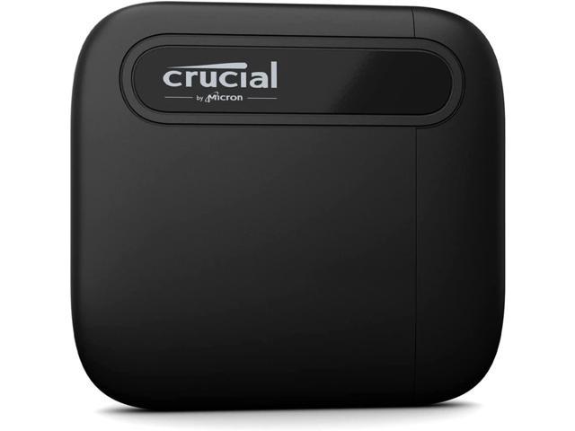 Crucial X6 4TB Portable SSD Up to 800MB/s USB 3.2 External Solid State Drive, USB-C - CT4000X6SSD9, Black