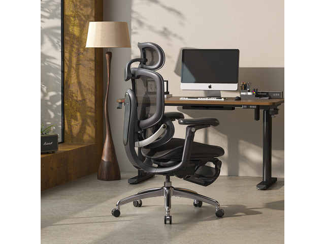 Sihoo Doro C300 Pro V2 Ergonomic Office Chair with Footrest & Full-Body Adaptive Support, 8D Armrests & Breathable Mesh, Comfy High Back Computer...