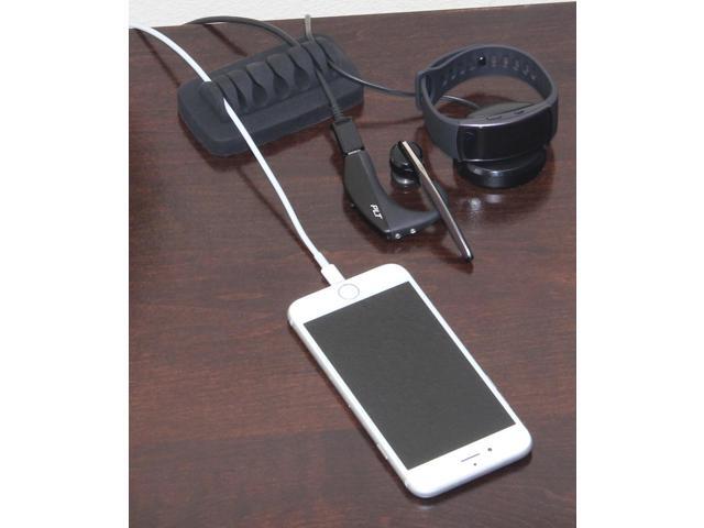 Heaviest Cable Organizer on the Market! Compact and Weighted Desktop Cord Holder and Cable Organizer, Eco-Friendly Silicone, No Bad Smell, Bundled...