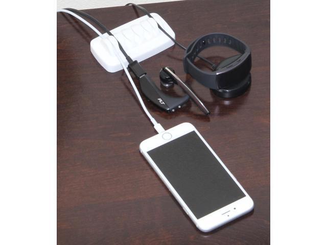 Heaviest Cable Organizer on the Market! Compact and Weighted Desktop Cord Holder and Cable Organizer, Eco-Friendly Silicone, No Bad Smell, Bundled...
