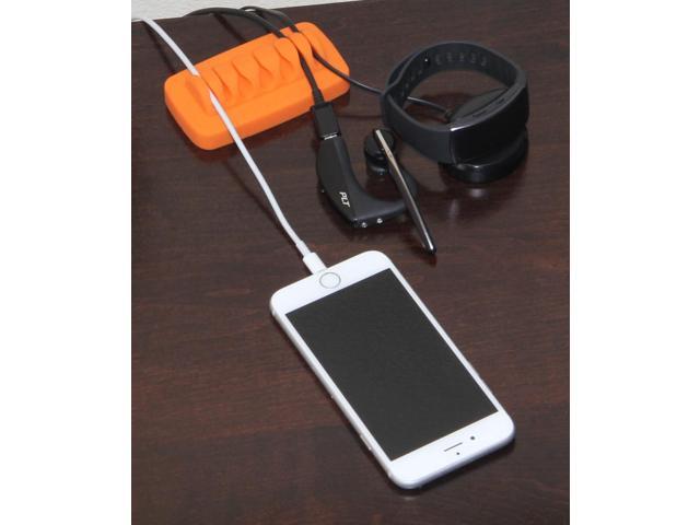 Heaviest Cable Organizer on the Market! Compact and Weighted Desktop Cord Holder and Cable Organizer, Eco-Friendly Silicone, No Bad Smell, Bundled...
