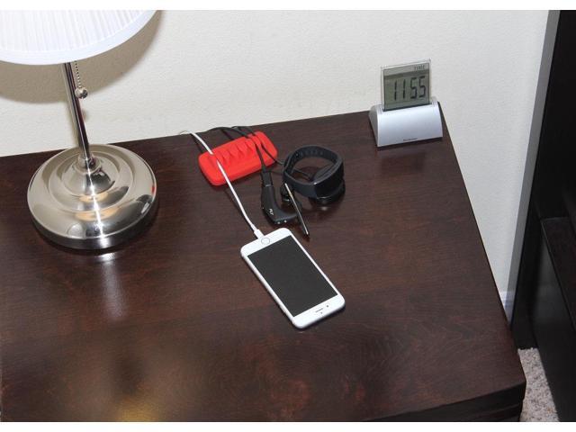 Heaviest Cable Organizer on the Market! Compact and Weighted Desktop Cord Holder and Cable Organizer, Eco-Friendly Silicone, No Bad Smell, Bundled...