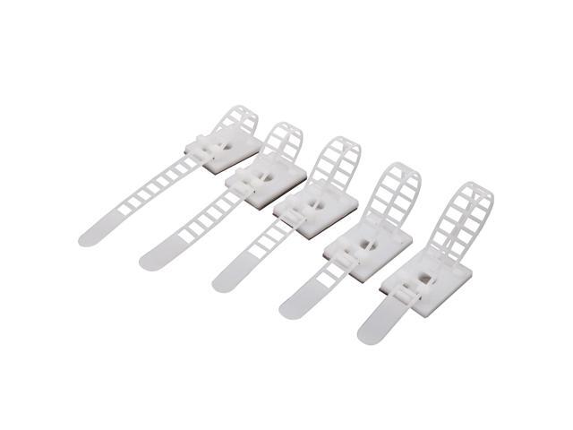 Mini Cable Clips 3M Adhesive, Multipurpose Cord and Wire Organizer for Cable Management Adjustable Medium, 3/4' Wide, 60 Pack - 60 Pack Bundled...