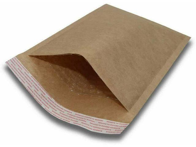 5000 #0 6x10 Kraft Natural Paper Padded Bubble Envelopes Mailers Case 6'x10'