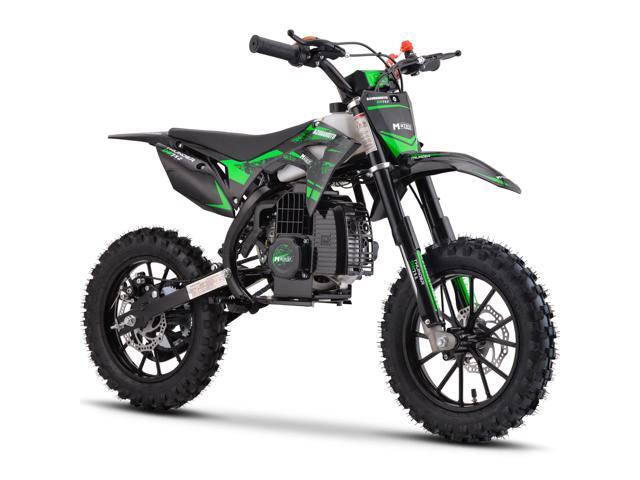 MotoTec Thunder 50cc 2-Stroke Kids Gas Dirt Bike Green
