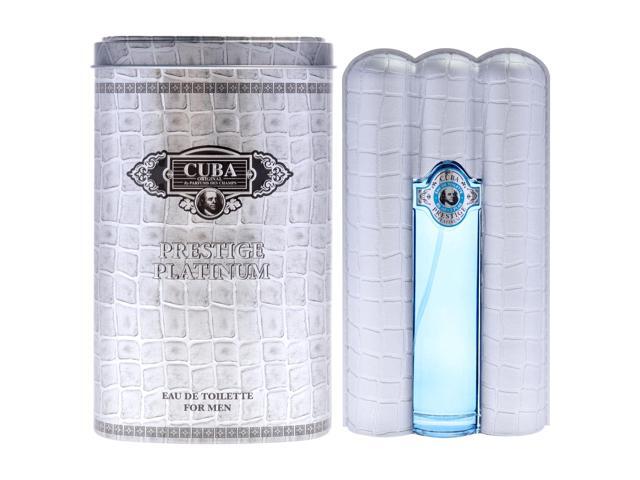 Cuba Prestige Platinum by Cuba for Men - 3 oz EDT Spray