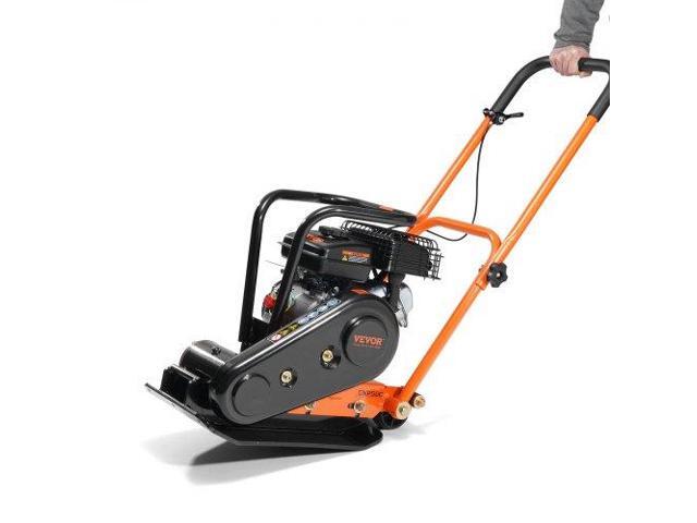 Plate Compactor, 2.8 HP 98CC Gas Engine 5,250 RPM, 1,920 lbs Force Vibratory Compaction Tamper with 18.7 x 11.8 inch Plate for Walkways, Patios,...