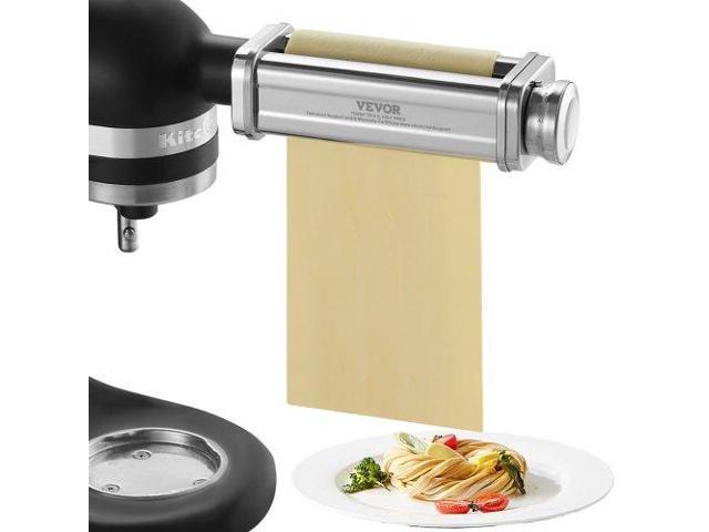 Pasta Attachment for KitchenAid Stand Mixer, Stainless Steel Pasta Sheet Roller Attachment, Pasta Maker Machine Accessory with 8 Adjustable...