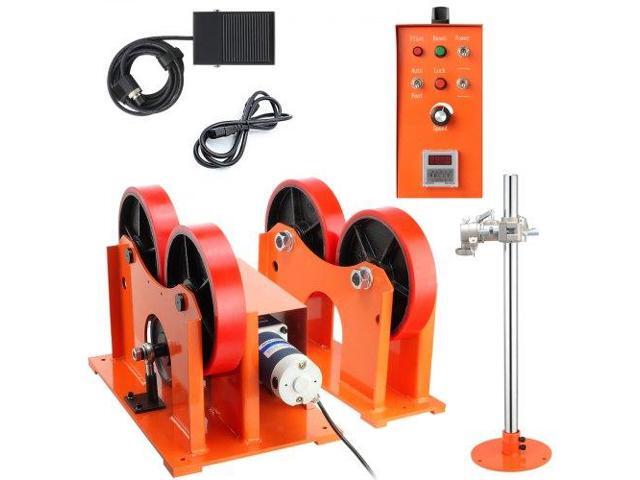 110V Turning Rolls Linkage Roller, 1000KG/2205LBS Loading Welding Turning Roll, 25-1400mm Diameter, 80-1600 mm/min Rotary Welding Positioner &...