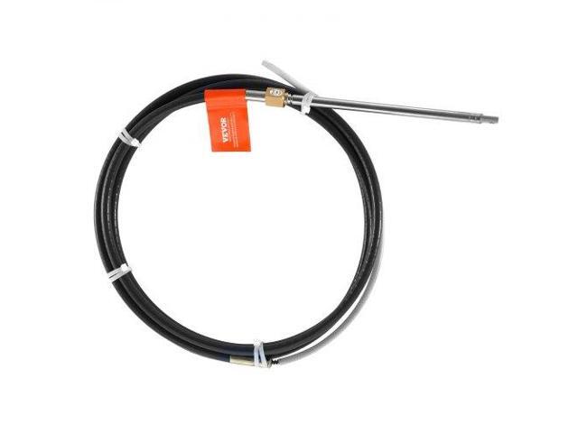 VEVOR Boat Steering Cable, 17 Feet Outboard Marine Rotary Steering Cable, 1/2 Ton High Tensile Strength, Replacement Steering Cable Compatible with...