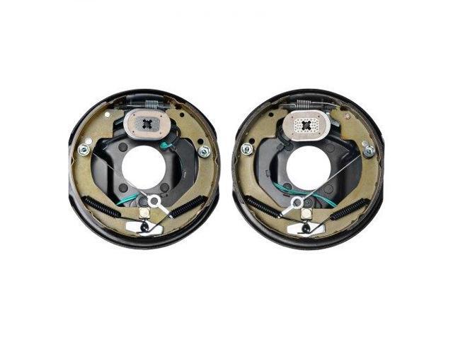 VEVOR Electric Trailer Brake Assembly, 10' x 2.25', 1 Pair Self-Adjusting Electric Brakes Kit for 3500 lbs Axle, 4-Hole Mounting, Backing Plates...