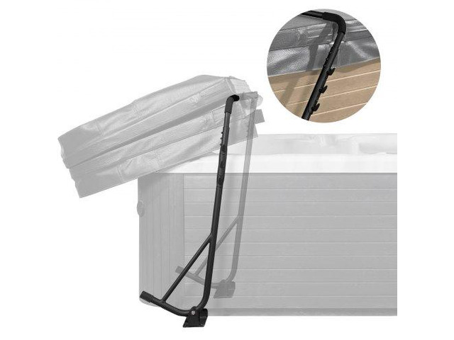 Hot Tub Cover Lift, Spa Cover Lift, Height 31.5' - 41.3' Width 57' - 92.5' Adjustable, Installed Underneath on Both Sides, Suitable for Various...