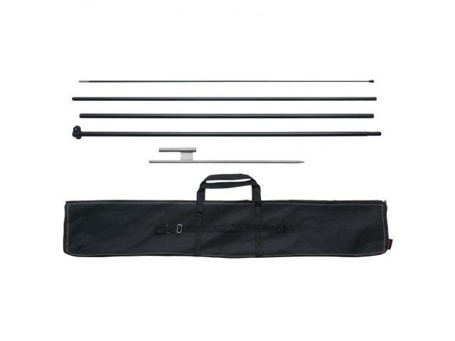 VEVOR Feather Flag Pole Kit Swooper Flag Pole Set 16.3 ft with A Ground Stake