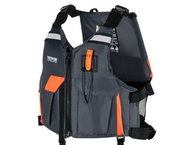VEVOR Watersports Life Vest PFD 96N Buoyancy Life Jacket for Men & Women L