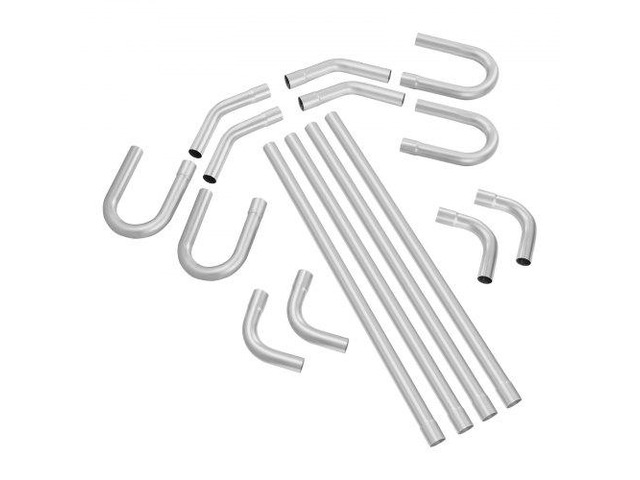 VEVOR DIY Universal Exhaust Kit 16 Pieces Exhaust Pipe Kit with Slip-Fit Joint