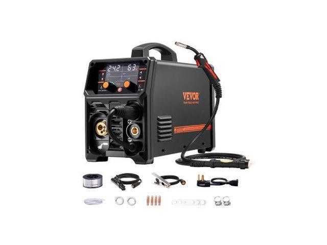 VEVOR Pro MIG Welder 200A Pluse Mig Welding Machine 5-in-1 Synergic Welder Machine