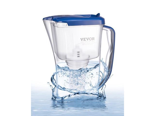 Water Filter Pitcher 9 Cup 5-stage Water Filter Dispenser 40 Gallons No BPA