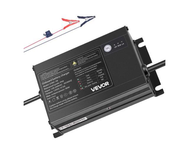 1-Bank 5A 12V Smart Marine Battery Charger Onboard IP68 Waterproof Boat RV Yacht
