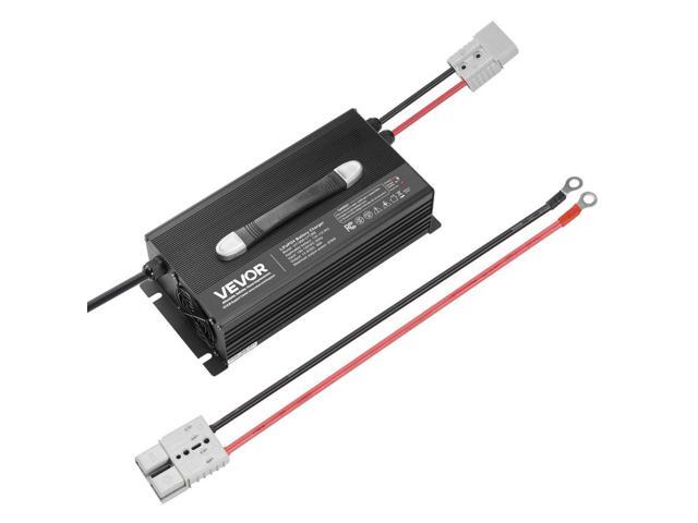 VEVOR 12V 60A Lithium Battery Charger, 14.6V, AC-DC LiFePO4 Smart Charger, with Anderson Connector, LED Indicator, 0V Activation, for Lithium...