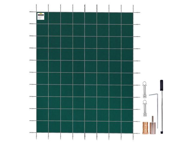 Pool Safety Cover Fits 20x40ft Rectangle Inground Pools, Safety Pool Cover with Drainage Holes, Mesh Solid Pool Cover for Swimming Pool, Winter...