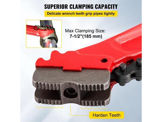 Pipe Wrench Ratchet Chain Wrench 36' Handle With 30' Chain Up To 7.5' Pipe