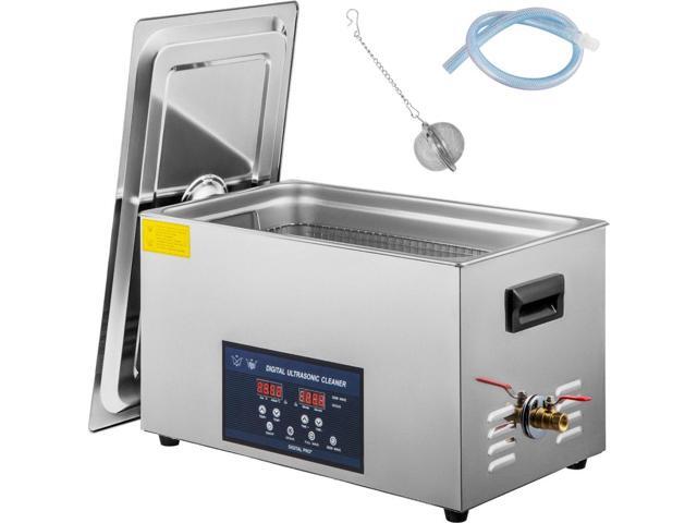 VEVOR 30l 800w Digital Ultrasonic Cleaner With Heater 28/40khz Large Tub Basket Degas