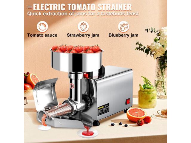 VEVOR Electric Tomato Strainer Tomato Milling Machine Stainless Steel Tomato Grinder