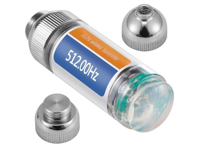 512HZ Sonde 8/5/' and 1/4-20/' Connectors Rigid Drain Locator for Locating & Detecting Small Sewer & Pipelines, Silver